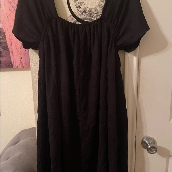 Plus Size Women’s black off the shoulder midi dress size XL pre-owned - Picture 9 of 10